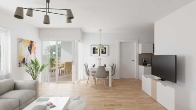 Design trifft Natur-großzügige 4-Zimmer-Wohnung mit Terrasse und Garten