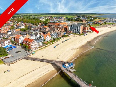 Nordsee und Hafenblick - Ferienwohnung mit Aussicht und Balkon