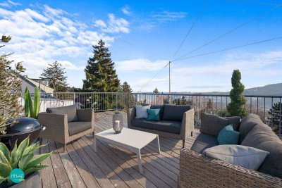 TRAUMLAGE am Wolfersberg mit Fernblick! Großzügiges Einfamilienhaus mit Garten, Dachterrasse und viel Platz!