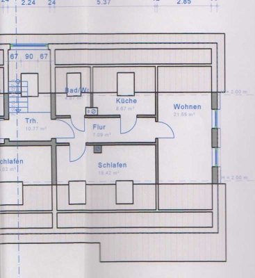 Schöne Dachgeschoss Wohnung in ruhiger Lage in Teningen