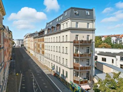 Eigentumswohnung über den Dächern von Leipzig-Plagwitz mit Fernblick!