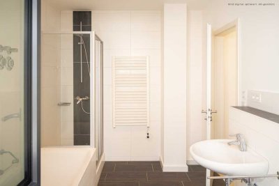 Barrierearme 1-Zimmer-Wohnung mit Südterrasse + Tiefgaragenstellplatz