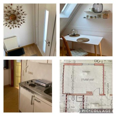 1,5-Zimmer-Dachgeschosswohnung  für Pendler oder als Zweitwohnsitz