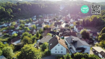 Großzügig und Idyllisch: 1–2-FH mit Balkon, Garagen & Weitblick ins Pfälzerwaldtal, Bundenthal