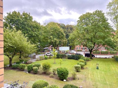 Lübeck-St. Jürgen - Ruhig gelegene 1-Zimmer-Wohnung mit Balkon in grüner Lage