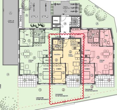 2,5-Zimmer, EG-Wohnung, barrierefrei mit EBK und Süd-Terrasse/Garten in Alfdorf (W2)