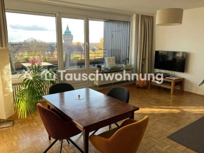 Tauschwohnung: Zentrale 4-Zimmer-Wohnung mit Aussicht