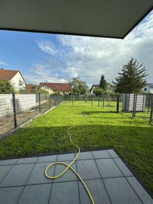 Neubauwohnung 3-ZKB mit Gartenanteil Südausrichtung