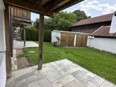 Schöne 4-Zimmer-Terrassenwohnung mit Einbauküche und eigenem Garten in Schäftlarn (OT Zell)