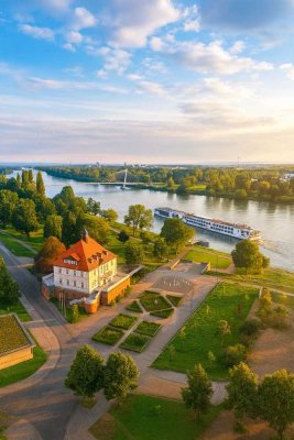 Charmante 2-Zimmer-Wohnung mit Panoramablick über den Rhein zu verkaufen