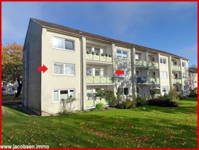 Zentral, aber dennoch ruhig gelegen - komfortable 4-Zimmer-Wohnung mit Balkon im Herzen Schleswigs