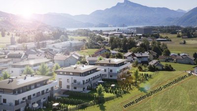 BAUSTART ERFOLGT! Mondsee - Moderne 3-Zimmer Wohnung mit Balkon, Garage und Lift - BAURECHTOBJEKT - PROVISIONSFREI