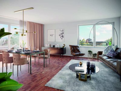 2-Zimmer-Wohnung mit Weitblick direkt an der Spree