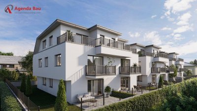 4% Weihnachtsnachlass - Sonnige Dachterrassen-Wohnung mit ländlichem Flair