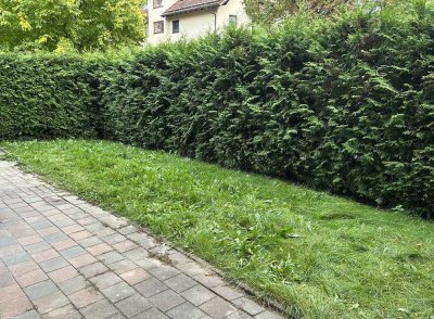 3-Zimmer-Wohnung, Gartenmitbenutzung und Tiefgaragenstellplatz