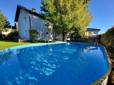 TRAUMHAFTE MIETHAUSHÄLFTE MIT POOL FÜR GARTEN- UND NATURLIEBHABER IN AMSTETTEN