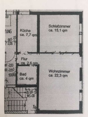 Schöne 2-Zimmer-Wohnung in 3 FH in Mühlheim am Main