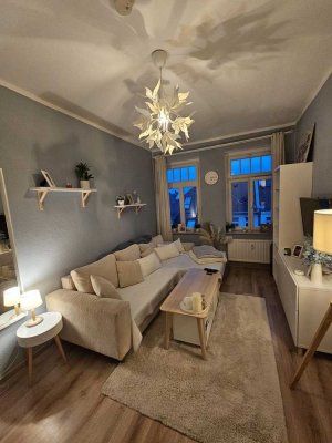 Sofort einziehen - möblierte Single- Wohnung über den Dächern von Leipzig