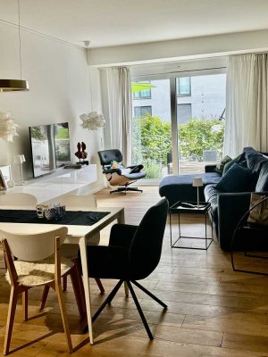 Wohnen auf Zeit  (6-12 Monate). Luxuriöse, voll ausgestattete 2-Zimmer Wohnung in Konstanz.