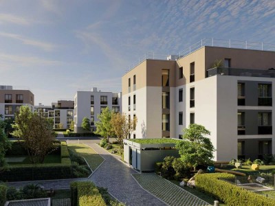 Neubau-Komfort für Familien – Stadtwald in Reichweite