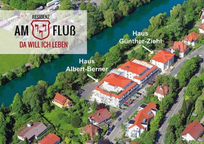 Betreutes Wohnen: Penthouse-Wohnung direkt am Fluß