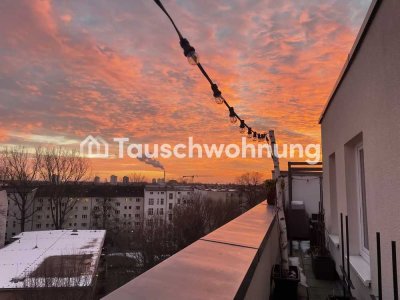 Tauschwohnung: Penthouse Lichtenberg gegen Wohnung im Westen - Landeseigene