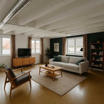 Besondere 2-Zimmer Wohnung mit charaktervoller Ausstattung in Innenstadtlage von Langen