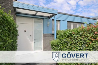 Solider Bungalow mit geschütztem Garten und Doppelgarage in Herten-Disteln