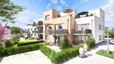 NEUBAU in Eggenstein: Letzte Gelegenheit Barrierefreie  3,5 -Zimmerwohnung mit Balkon