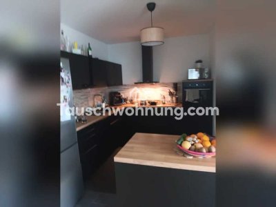 Tauschwohnung: 4 Zimmer Gartenwohnung im Neubau nähe Volksgarten