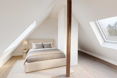Sonnig, individuell, mit Blick ins Grüne - Maisonette-Wohnung in OB-Buschhausen