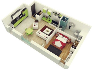 Schöne 1-Zimmer Wohnung, frisch saniert, in Offenburg
