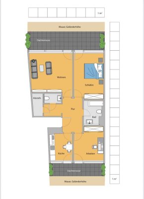 Helle, modernisierte 3-Zimmer-Wohnung in Münster-Gievenbeck