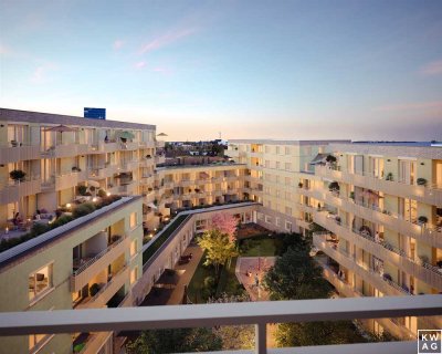 1-Zimmer-Terrassenwohnung im 1.OG