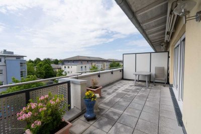 ***Heike Borchers Immobilien***Living on the top***Freundliche Dachterrassenwohnung***