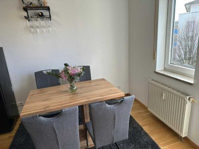 Stilvolle, modernisierte 1-Zimmer-Wohnung mit Balkon und Einbauküche in Müllheim