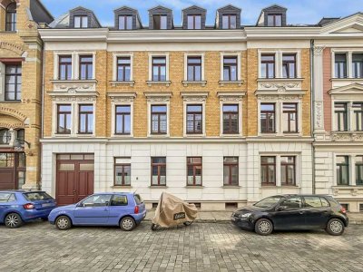 Lichtdurchflutete 2-Zimmer-Wohnung im sanierten Gründerzeitbau in zentraler Leipziger Lage