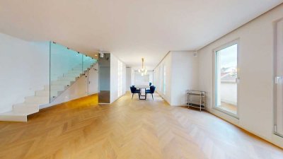 Exklusives und modernes Penthouse mit Panorama-Dachterrasse