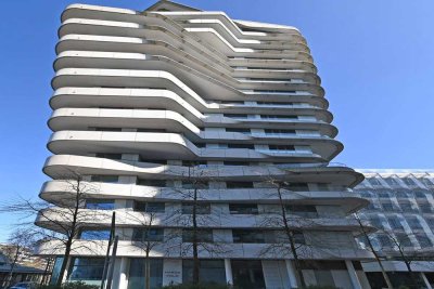 Exklusive 2 Zimmer Wohnung im Marco Polo Tower/ Hafen City mit Terrasse und Tiefgarage im 11.St.!