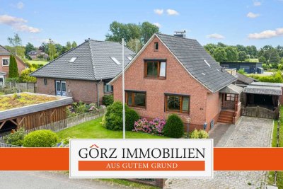 Raum für Kreativität in Feldrandlage: Rotklinkerhaus mit Potenzial für Gewerbe und Hinterbebauung