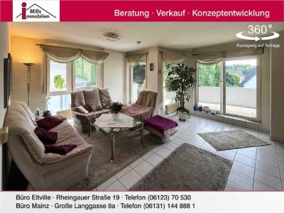 Echte Hausalternative in guter Lage von Walluf:
Große Maisonette-Wohnung mit zwei Balkonen