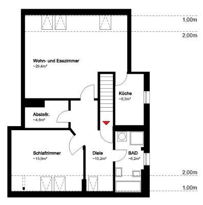 Ansprechende 3-Zimmer-Wohnung im Zentrum Schiffdorf