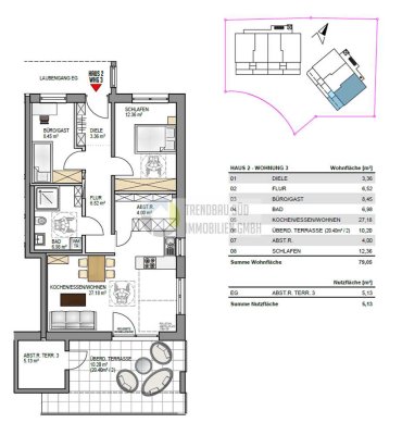 Nachhaltig Wohnen in Mietingen - Energieeffiziente Neubauwohnung KfW 40 + QNG