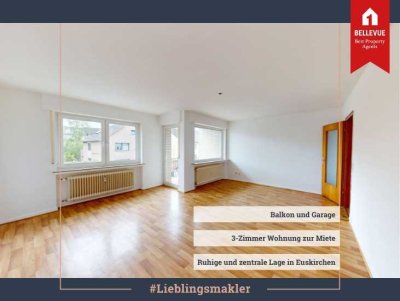 Nordstadt || Helle 3-Zimmer-Wohnung || mit Balkon und Garage