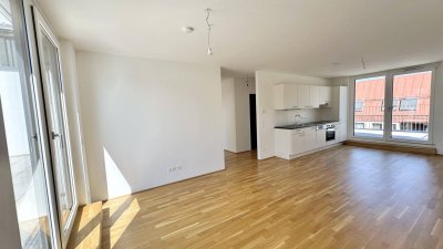 Moderne 3 Zi -Wohnung mit zwei Terrassen - nahe Milleniumcity (provisionsfrei!)