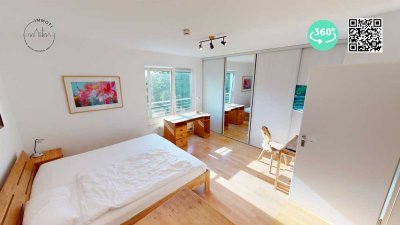 Lichtdurchflutet - Hochwertig - Außergewöhnlich: 3,5 Zi-Maisonette ETW mit Balkon, KA Nordstadt