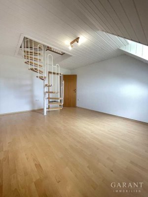 Sofort bezugsfrei - Attraktive Maisonette mit Südbalkon und Garage
