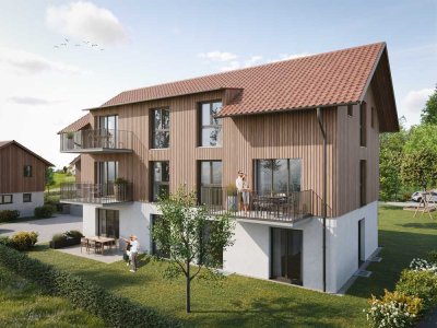 Barrierefreie 4-Zi-Wohnung mit Gartenanteil