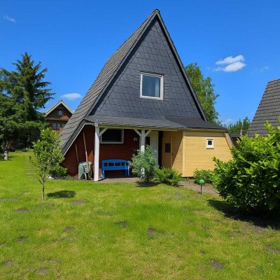 Modernisiertes Nurdachhaus im Naherholungsgebiet!
Hier können Sie viel Ruhe genießen!