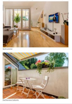 Helle, möblierte ruhige 2-Zi. Dachgeschosswohnung